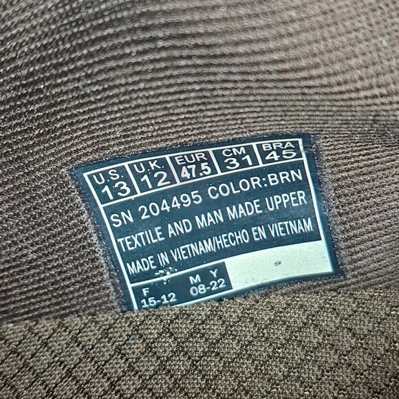 Skechers Motley Vaseo Arch Fit Slip On Loafer Men's Sz 13 Brown (VGC) - Picture 9 of 9